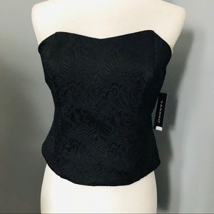Sandro black corset top. Size 10